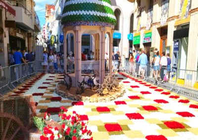 El Corpus y las alfombras de Sitges