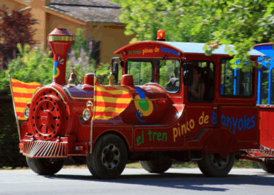 Castanyada a Banyoles amb trenet i Besalú